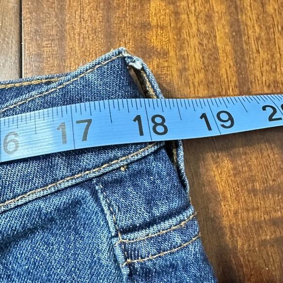 Madewell The Slim Boyjean Jeans Raw Hem Creston Wash Women 30 - Picture 8 of 10